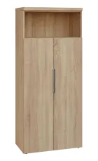 SIN 5 - 82DN kancelářská skříň, 2-dveřová/nika, 1820x800x400, dub bardolino